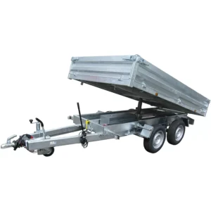 Benne électrique et manuelle 39610 PE Lider – Remorque tri-benne Lider