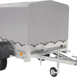 Remorque 750 kg 200 x 125 avec bâche haute et arceau Garden Trailer 201 KIPP