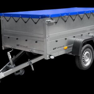 Garden trailer 264/2 KIPP remorque à deux essieux avec roue jockey