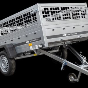 Unitrailer GARDEN TRAILER 230 KIPP (NEW) remorque voiture avec roue jockey et côtés grillagés